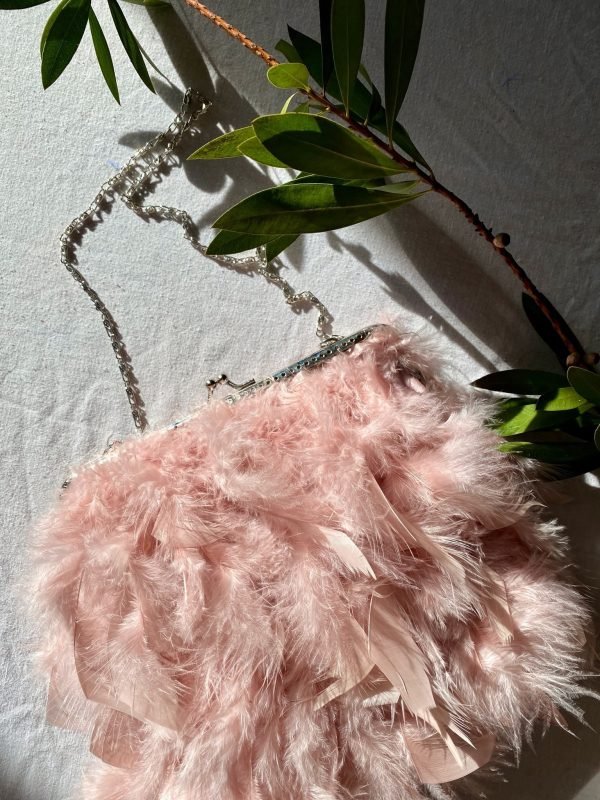 Conjunto pamela y bolso de plumas - Imagen 5