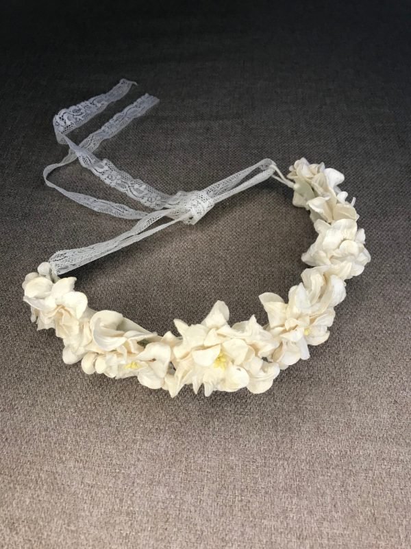 Media corona de flores Comunión / boda