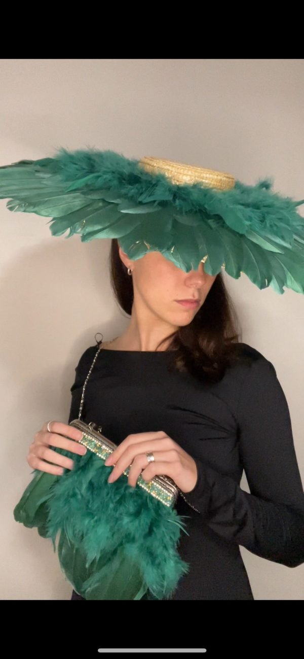 Pamela de plumas ala ancha - Imagen 4