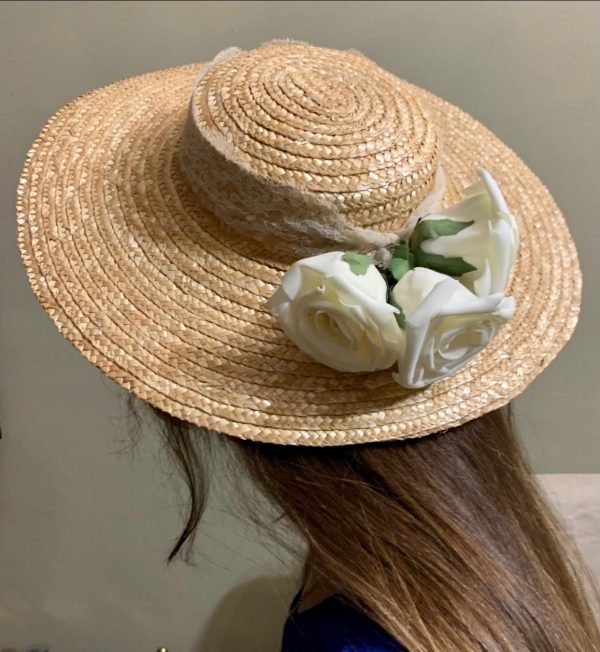 Pamela - canotier novia - Imagen 4
