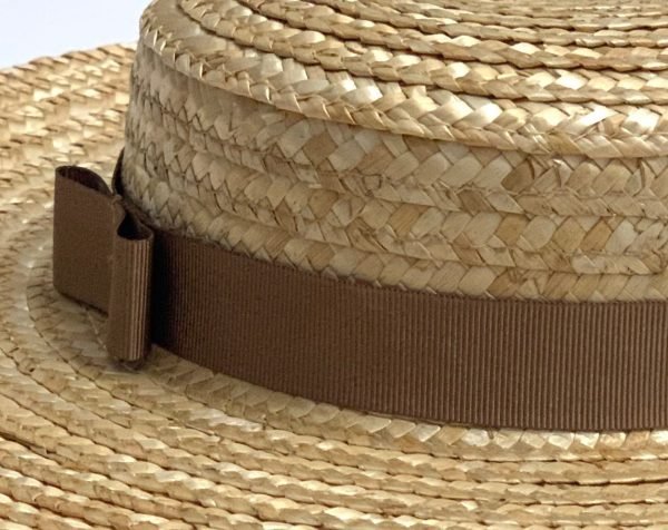Canotier clásico Georgette ceremonia - Imagen 4