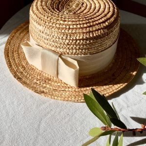 Canotier clásico Georgette ceremonia