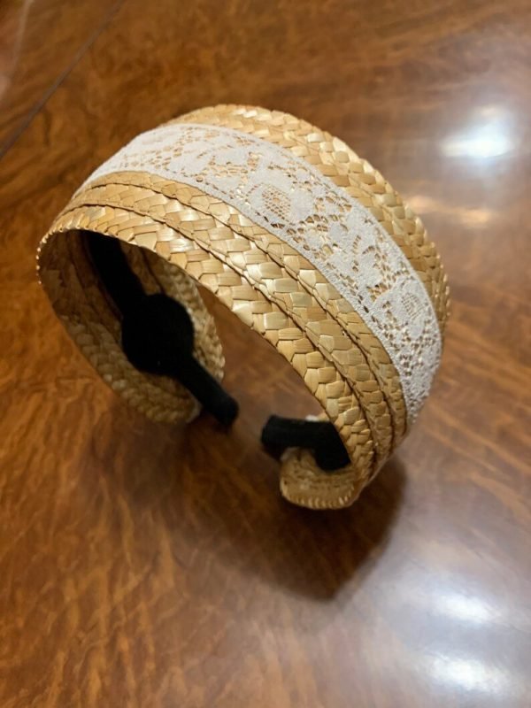 Diadema “Campiña” arras / boda/ Comunión - Imagen 3