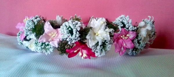 corona de flores "Magic garden"