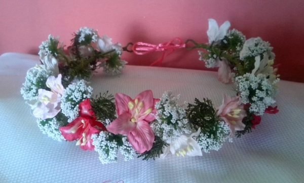 corona de flores "Magic garden" - Imagen 3