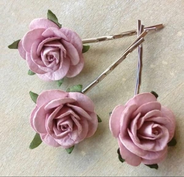 Horquillas de flores para recogido "Campo de flores" - Imagen 2