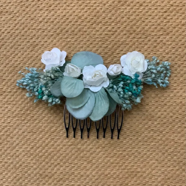 Conjunto de flores verde agua Báltico - Imagen 3