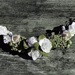 Tocado Svetska de flores /comunión/boda